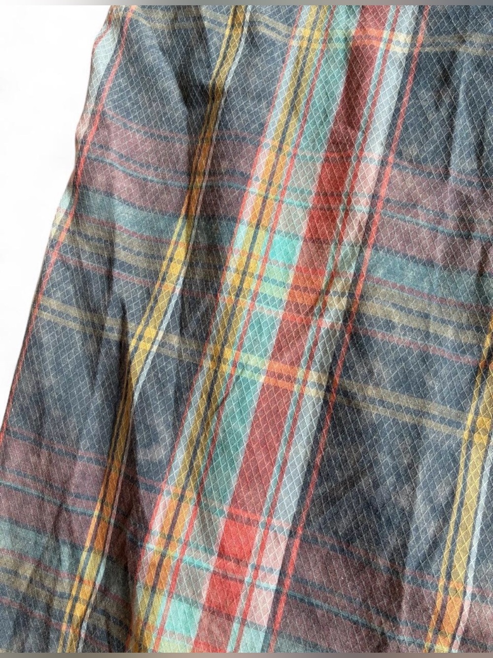 BKE Vintage Washed Men’s plaid Button Down Medium - Picture 5 of 7